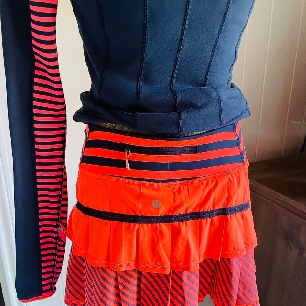 Lululemon 8 Pace Setter Tennis Skirt- Size 6